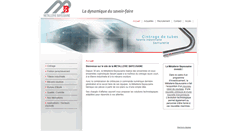 Desktop Screenshot of metallerie-bayeusaine.com