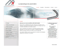 Tablet Screenshot of metallerie-bayeusaine.com